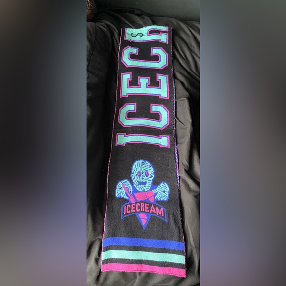 IceCream Billionaire Boys Club Black Zombie Scarf - Picture 1 of 2